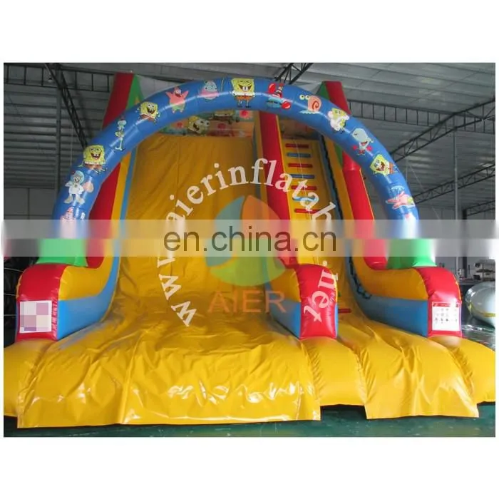 2017 Aier promotional inflatable slide combo playground/new design inflatable playground for amusement park
