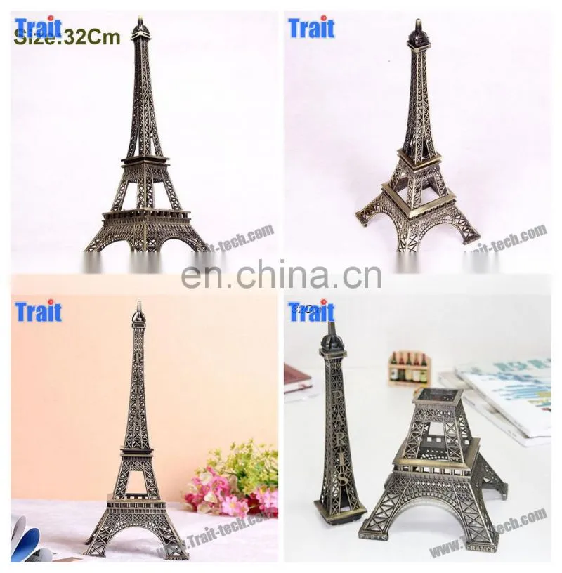 32cm Height Romantic Metal Eiffel Tower 3D Model Gift for Friends and Family Paypal Accept