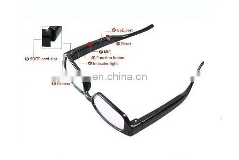 Wearable HD quality video camera eyewear