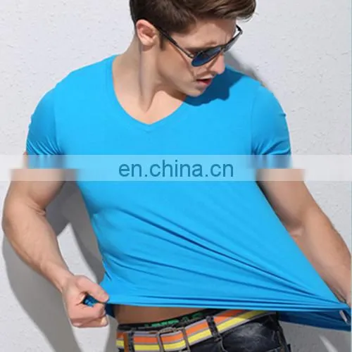 Yihao Short Sleeve long stapled cotton t shirt men 2015,Famous Brand Design summer mens t shirts fashion 2015, brand t shirt