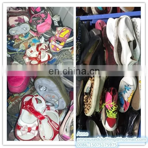 Best price second hand shoes for children baby used shoes enough stock