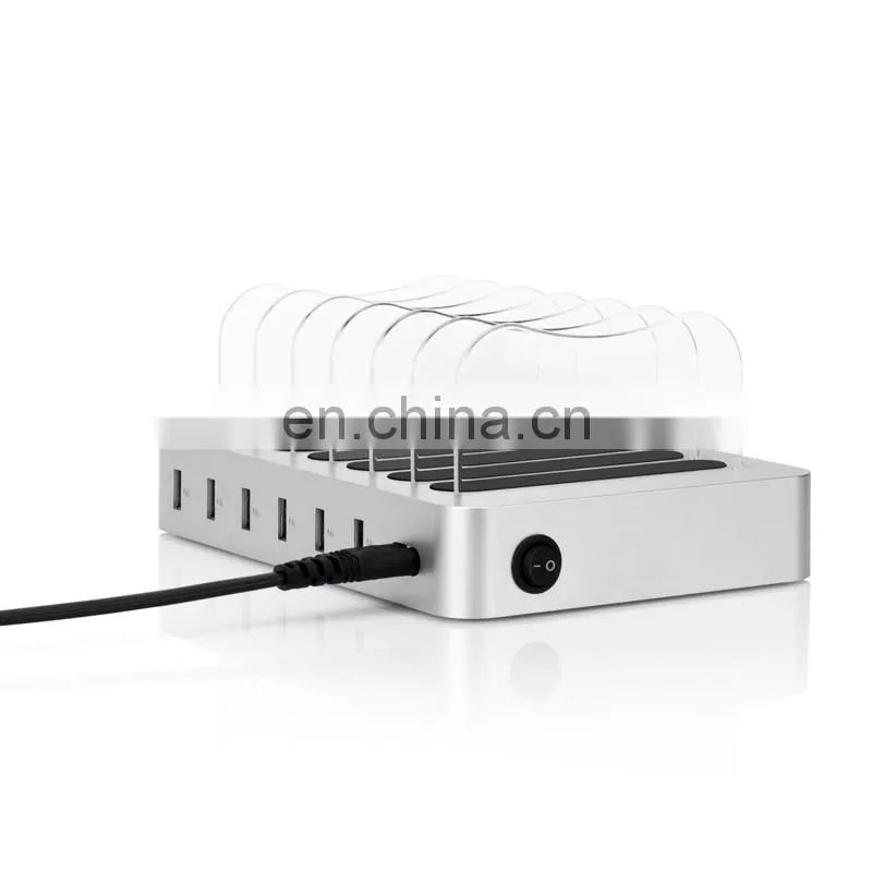 2017 new design hotselling new style 6 ports usb charging station phone charging station phone stand