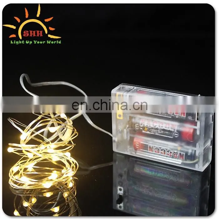 best selling christmas items Ultra thin copper wire 3AA battery operated led string light