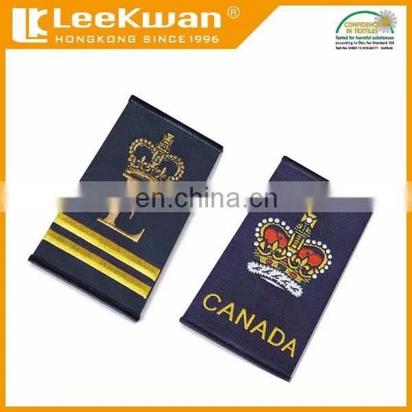 Military embroidery badges