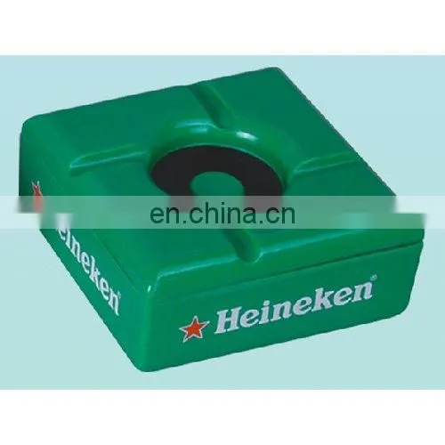 black plastic ashtray