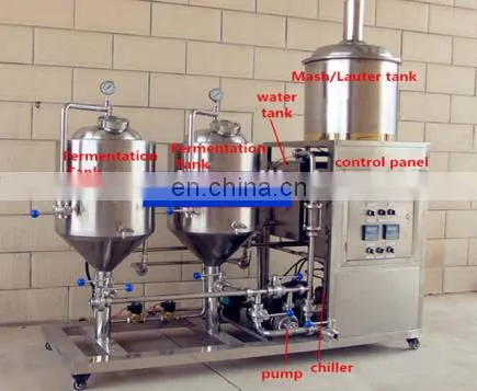 500L mini beer processing plant