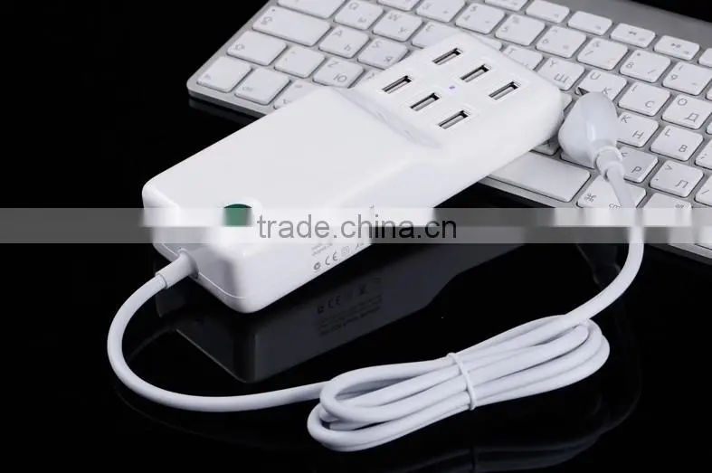 hot new products for 2015 6 port usb charger,5V 12A usb wall charger,6 usb universal charger,wall charger