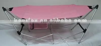Outdoor hammock with aluminum frame