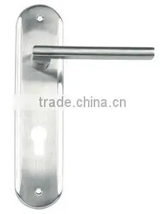 LH240-6:SUS304 Lever Door Handle with Plate