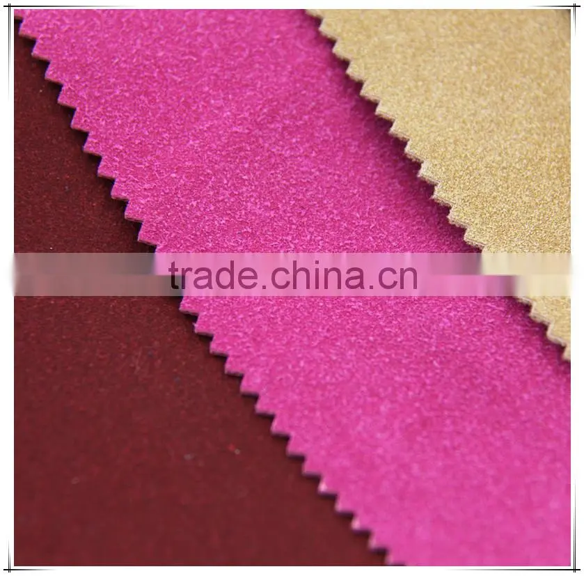 Colorful flocking fabric for shoes,bags