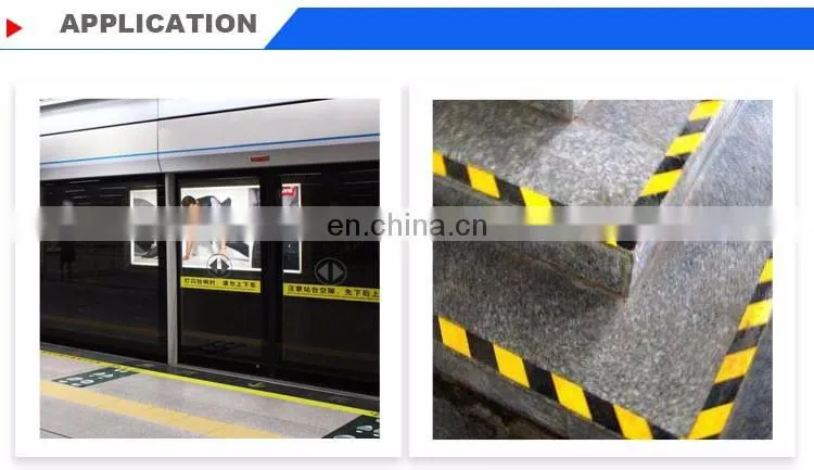 Multi Colors Safety Warning Strip Floor Marking PVC Tape