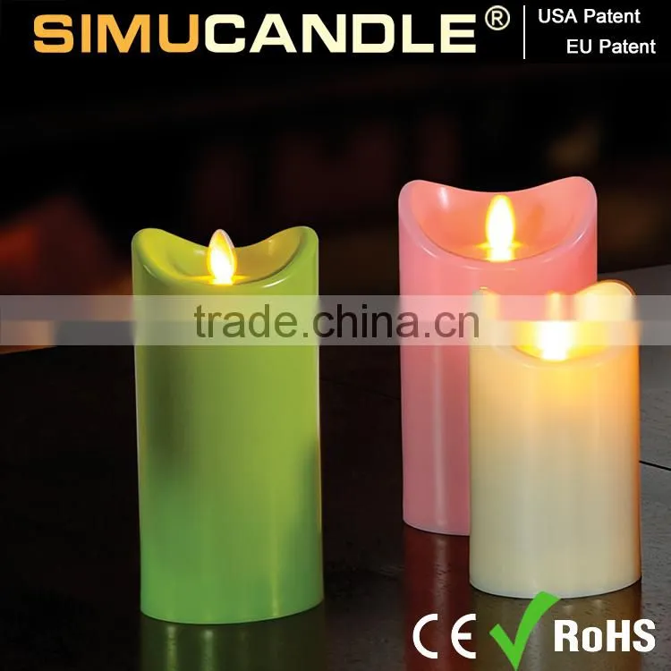 Flameless Led Artificial Candle Light, with USA and EU Patent