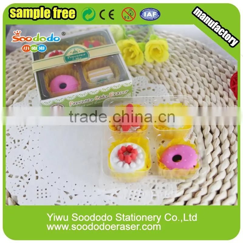 Pretty eraser Cake design student correction