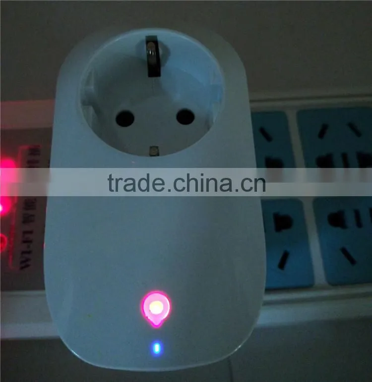 Smart Home AC90-264V 3500W EU Standard WiFi Power Plug Socket Internet Remote/Timer Control with Power Consumption Measurement