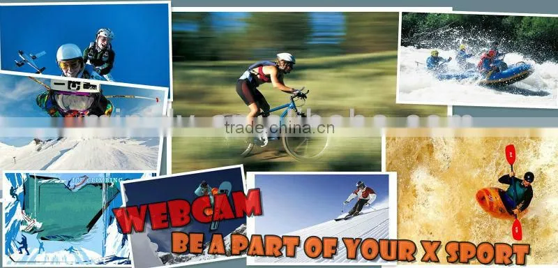 H.264 MOV Outdoor Waterproof 1080P HD WiFi Sport Action Camera With Data Sharing By HDMI and WiFi Connection
