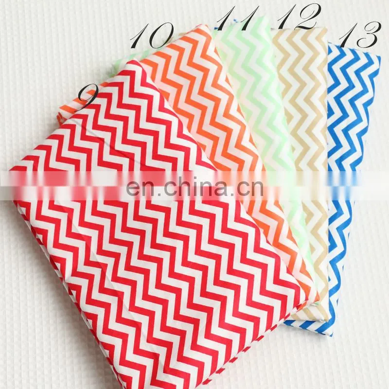 Cartoon wavy cotton printed fabric Kindergarten baby pillow full cotton bedding fabric wholesale