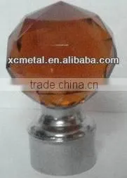 antique gold ball cutain finial