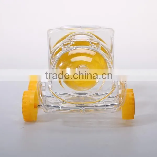 creative design pet candy storage can plastic food container