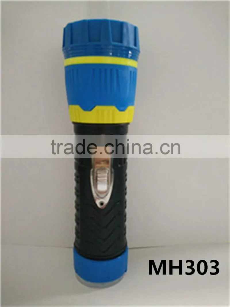 Flashlight Plastic Africa No Rechargeable Led Torch Light