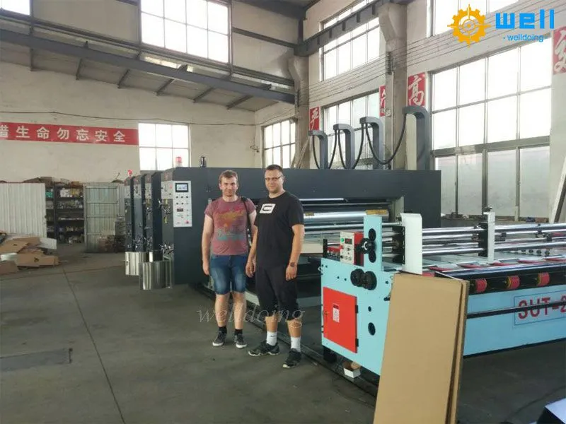 semi automatic printer die cutter slotter machine