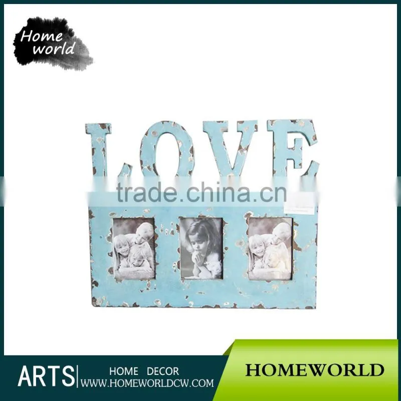 Artificial modern HOME double pictures photo frame for living room decor