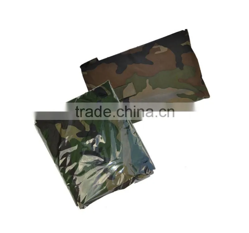 Factory direct sale woodland waterproof camouflage raincoat
