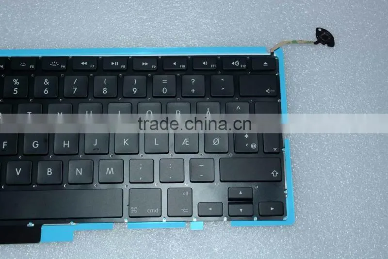 Factory Danish Design keyboard Replacement LED Backlight For Macbook Pro 15" A1286 2008-2012