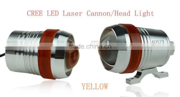 NEW U5 U3 Laser Auto LED Head light Angel Eye Ring Motorbike LED Laser Cannon Tail Light