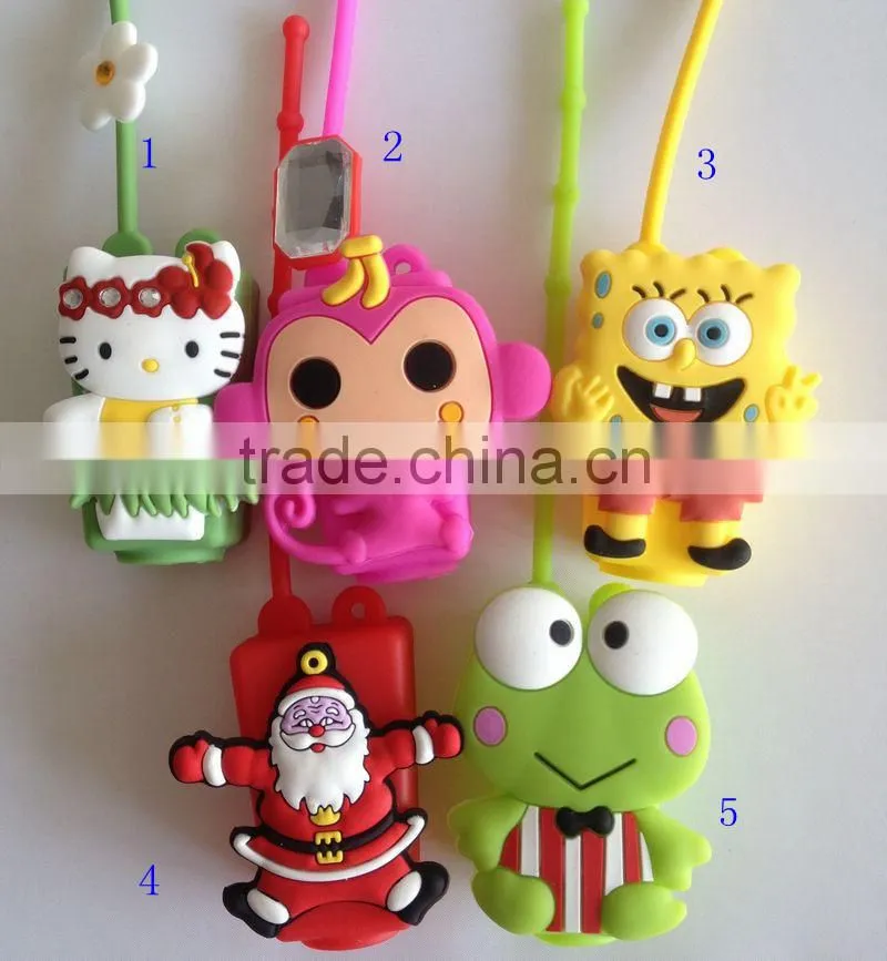 Wholesale 3D animal bath and body works products hand sanitizer pocketbac holder