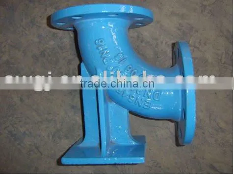 flanged tee bend taper pipe fitting with high quality
