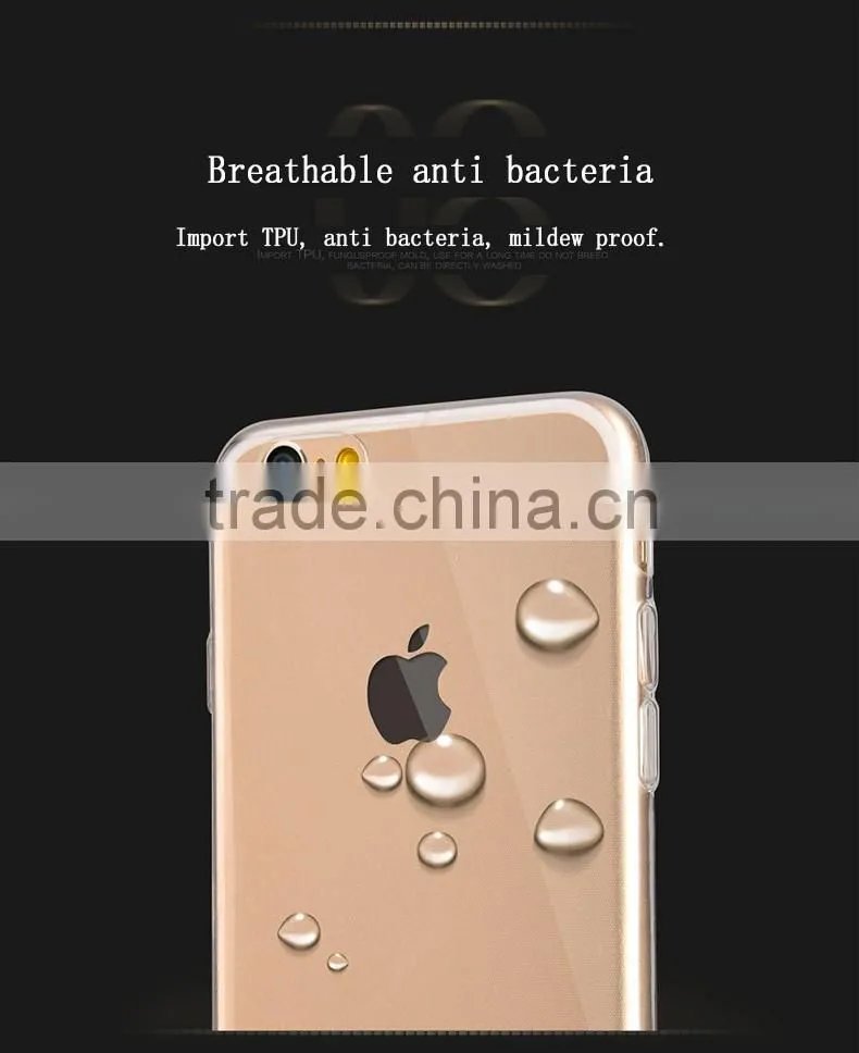 Clear tpu case silicone smartphone 0.33mm tpu case free sample custom phone cases for samsung galaxy s6 edge plus cover