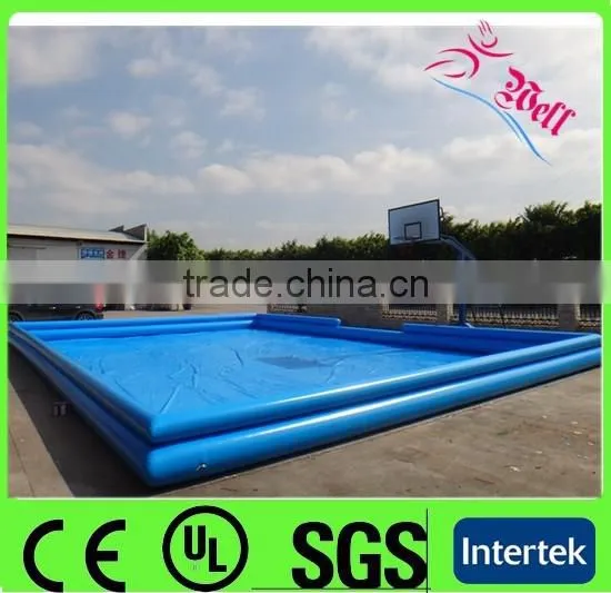 UV protection giant inflatable pool with roof
