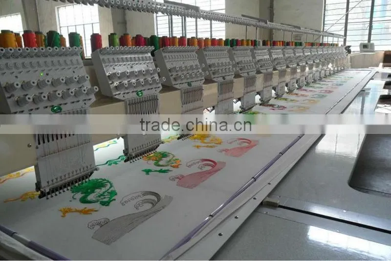 6needles 13heads flat embroidery machine