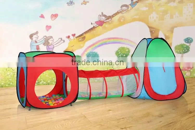 Outdoor Camping Portable Detachable Triple Game Play House Indoor Foldable Kid Child Play Tent