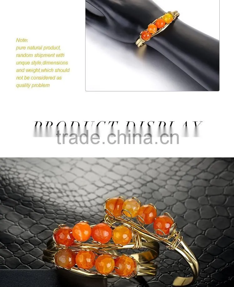 Newest latest design daily wear bangle, Hot stone bracelet for sale