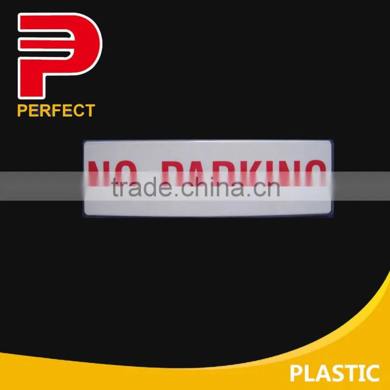 Plastic self adhesive no smoking warning sign