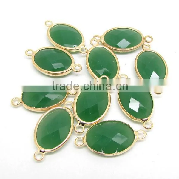 JF6577 Wholesale crystal glass bezel teardrop pendants