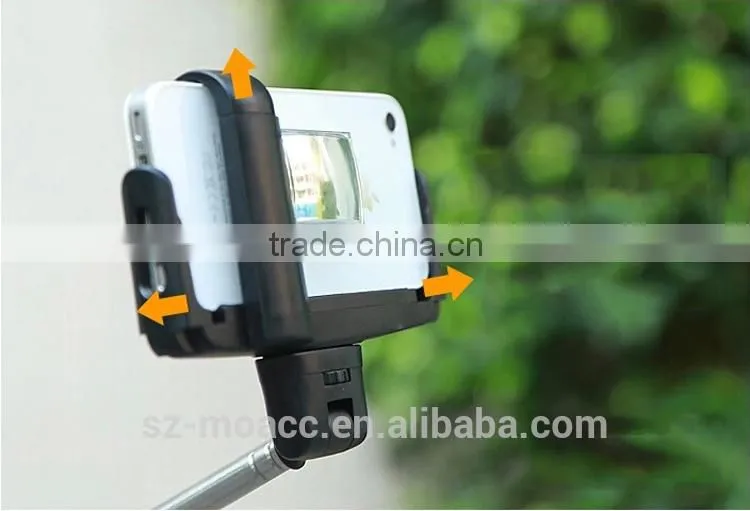 2015 best selling Handheld wireless Monopod with Mirror