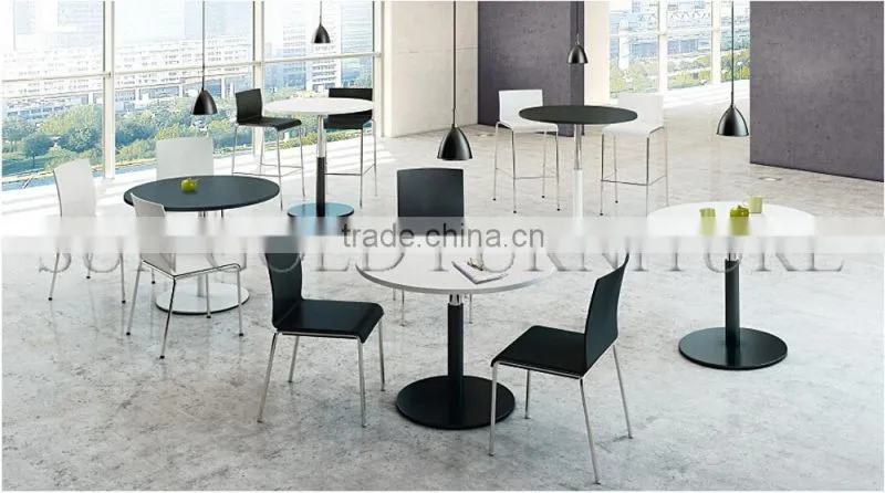 Modern Small Round Melamine Office Meeting Table (SZ-MT123)