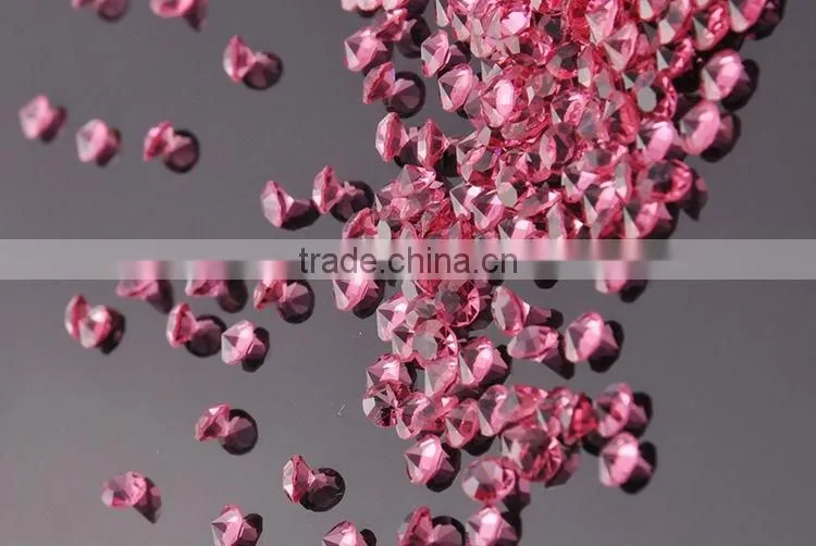 Clear Crystal Chaton, Decorative diamante Confettie, Unfoiled Diamond Confettie for Wedding and Party