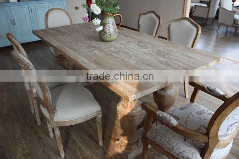 Shabby chic wood provincial antique console table rustic console table