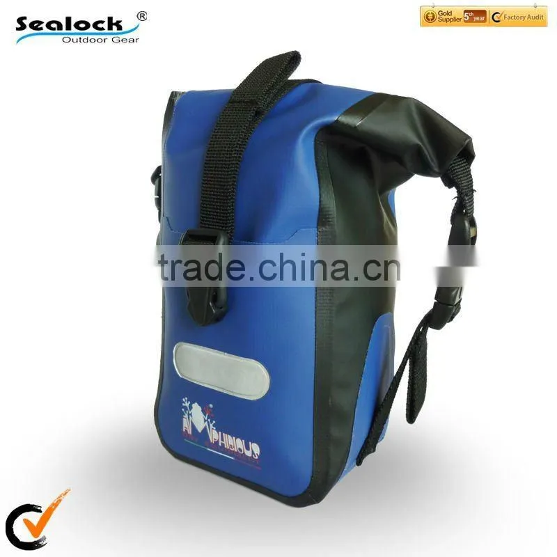 blue travel waterproof waist bag, belt pouch