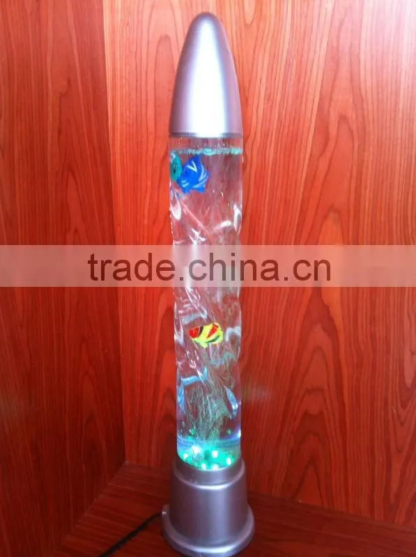 red bubble lamp