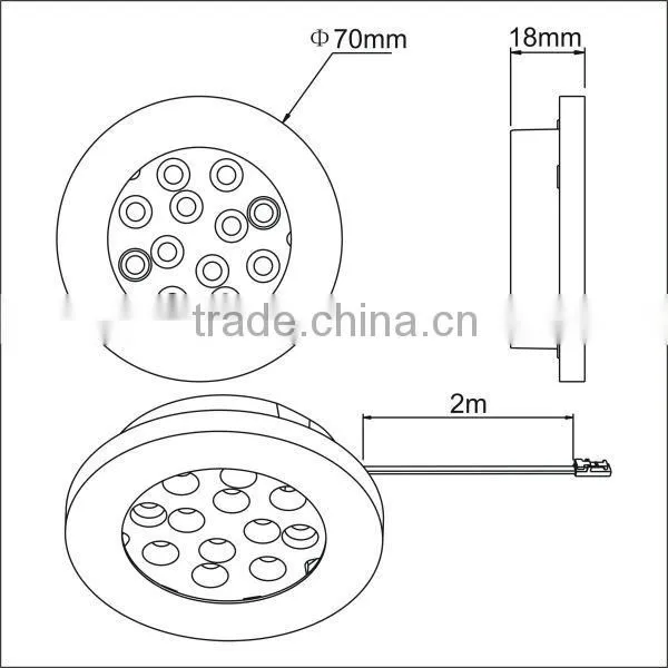 Constant current 350mA LED Under Cabinet Light