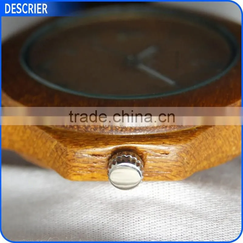 2016 new Bamboo Wooden Watch with Japan movement custom dial wood watch