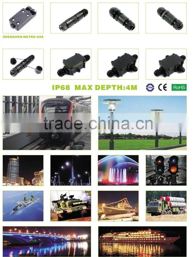 China offer tuv 2 hole outdoor waterproof junction box ip68