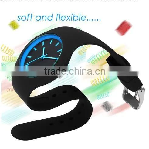2016 HOT SELLING new fashion silicone watch Jelly watch