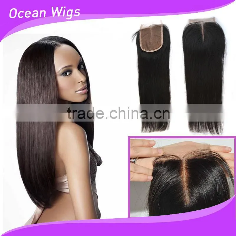 black color top closure with lignt brown lace base