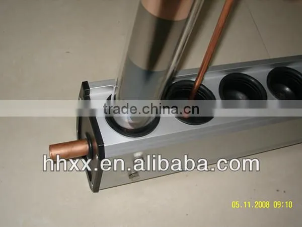 solar collector for water heater, heat pipe solar collector