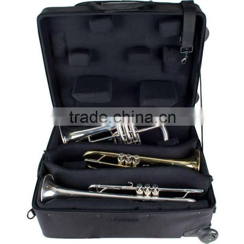 Protec Ipac Quad Trumpet Case Wheeled IP301QWL